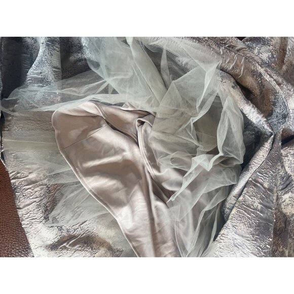 Anthropology Eva Franco Zander Dress Platinum Wave Classic Coquette twee fairy - Picture 10 of 12